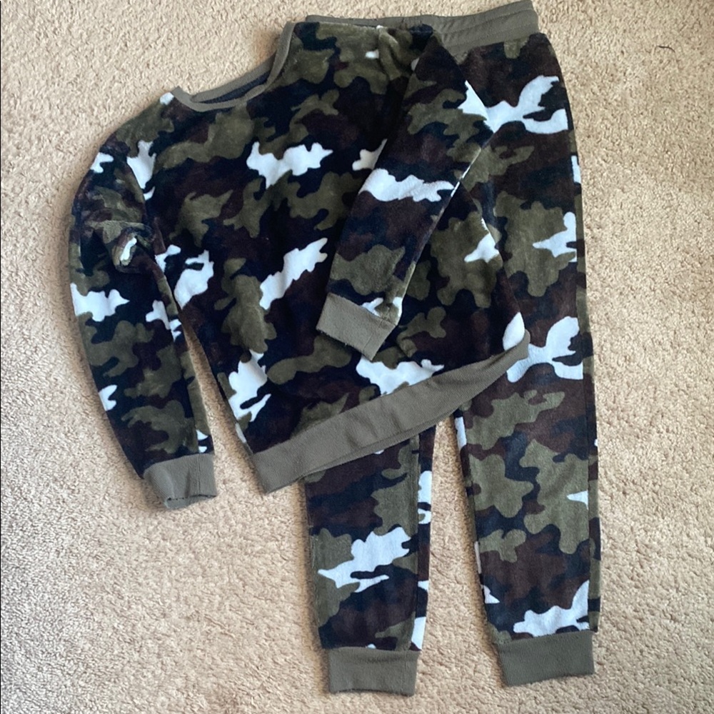 Kids Camouflage Super Soft Pajama Set